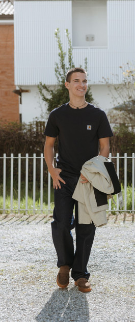 Carhartt - T-shirt S/S Pocket dark navy