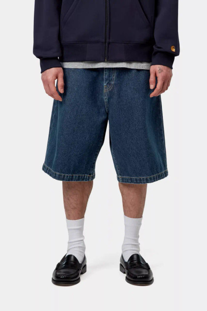 Carhartt - Bermuda Landon Short Blue, Stone washed