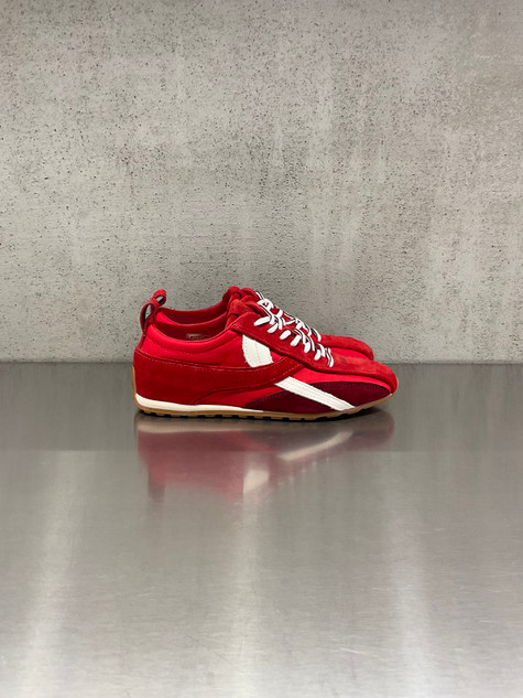 Alohas - Sneakers Tb.304 in suede e nylon rosso