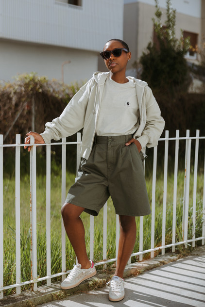 Carhartt - T-Shirt W' S/S Nelson Stone Garment dyed