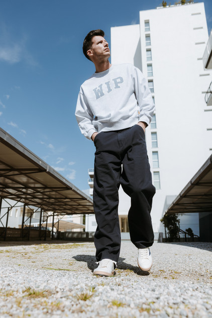 Carhartt - Pantalone OG Single knee pant deep night garment dyed