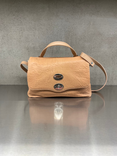 Zanellato - Borsa Postina® Sansone small in pelle di vitello Rose Nude