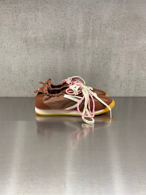 Puraai - Sneakers D6.02 Panther Brownie in nylon color biscotto