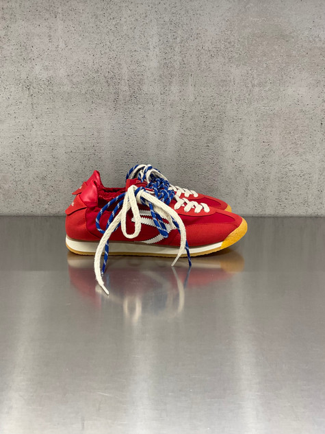 Puraai - Sneakers D6.02 Chilly Pepper in nylon color rosso fuoco