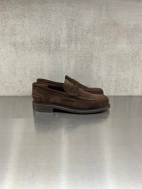 Berwick 1707 - Mocassino Repello 5169 in pelle scamosciata testa di moro