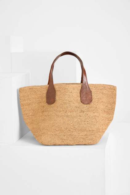 Ibeliv - Borsa Tokyo II in rafia tea