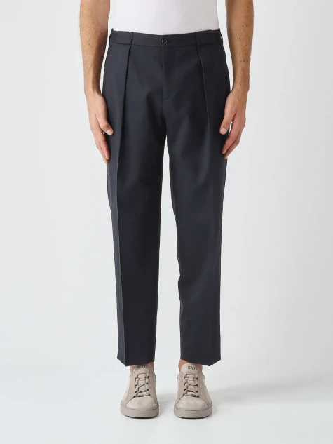 Briglia - 1949 - Pantalone Portobello in fresco di lana blu