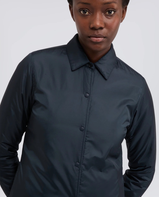 Aspesi - Giacca donna camicia Glue imbottita blu
