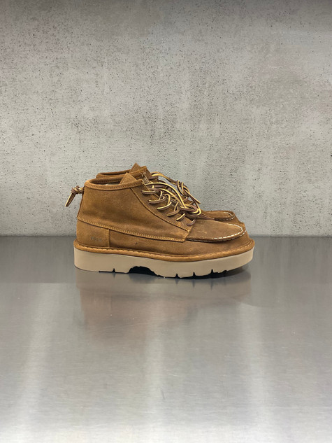 Panchic - Polacco allacciato da uomo P019 in camoscio cerato cognac