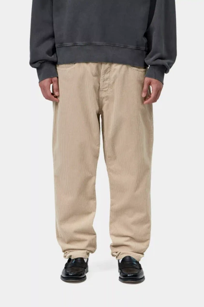 Carhartt - Pantalone Newel cinque tasche in velluto Wall Rinsed