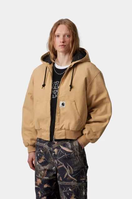 Carhartt - Giacca OG Active donna WIP Dusty H, Stone canvas