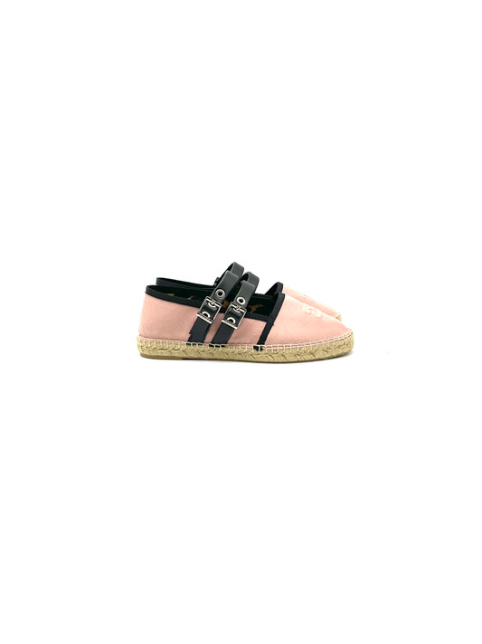 Ganni - Espadrilles Straps Flat rosa