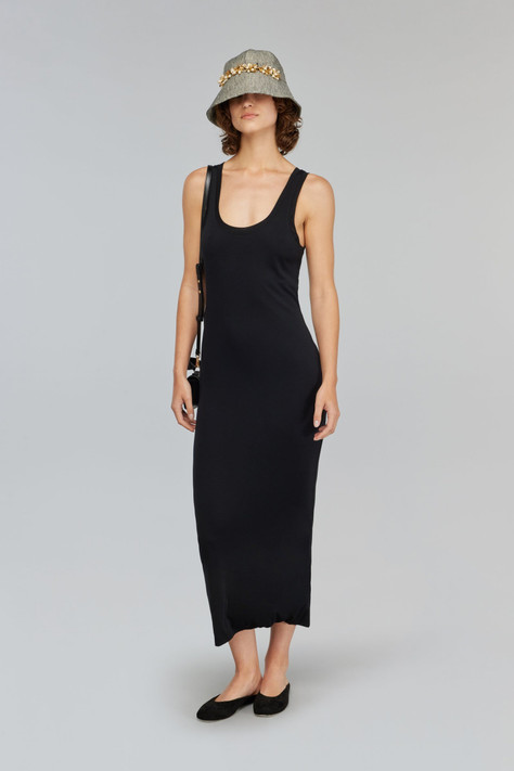 Semicouture - Abito Jocelin in jersey modal nero