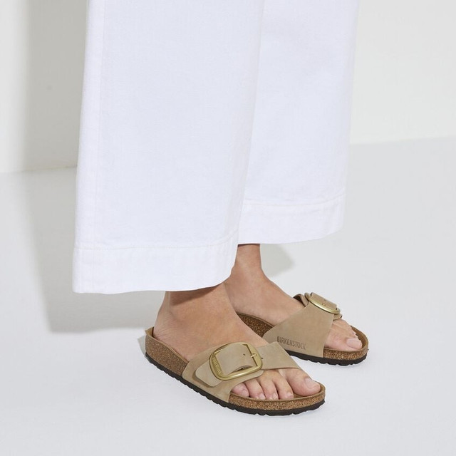 Birkenstock - Madrid donna Big Buckle Pelle Nubuck - Sandcastle Birkenstock - Madrid donna Big Buckle Pelle Nubuck - Sandcastle