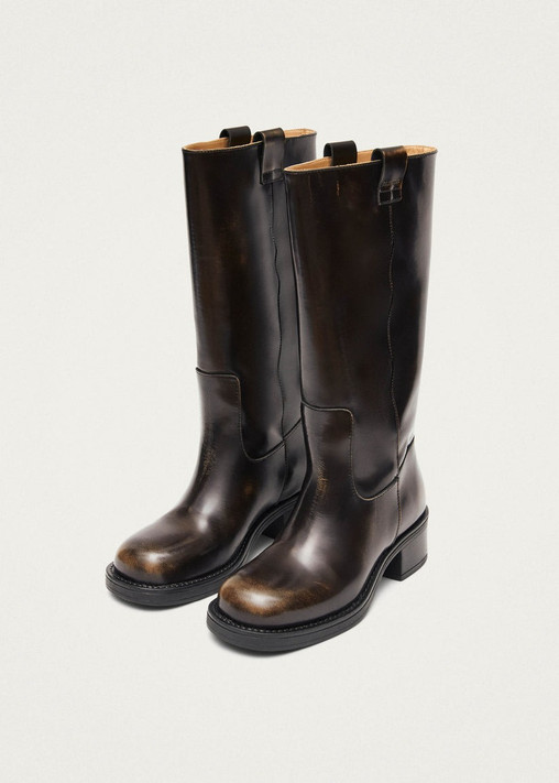 Alohas - Stivali Sajan in pelle vintage marrone Alohas - Stivali Sajan in pelle vintage marrone