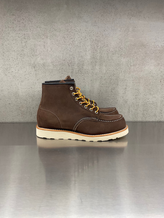 Red Wing - Polacco Classic Moc Toe 8836 in pelle camoscio color moro
