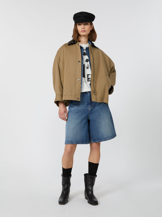 Max Mara Weekend - Giacca Dorema in canvas di cotone antigoccia deserto Max Mara Weekend - Giacca Dorema in canvas di cotone antigoccia deserto