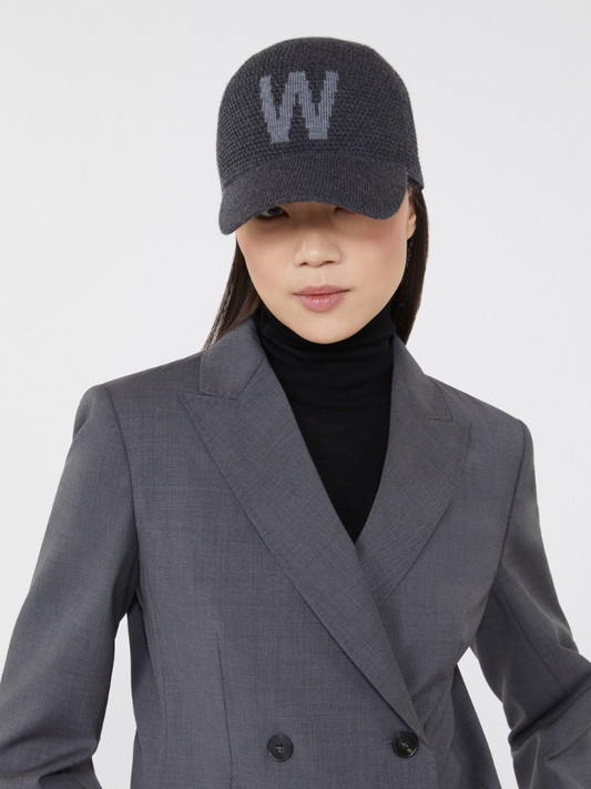 Max Mara Weekend - Cappello baseball Edita in lana grigio Max Mara Weekend - Cappello baseball Edita in lana grigio