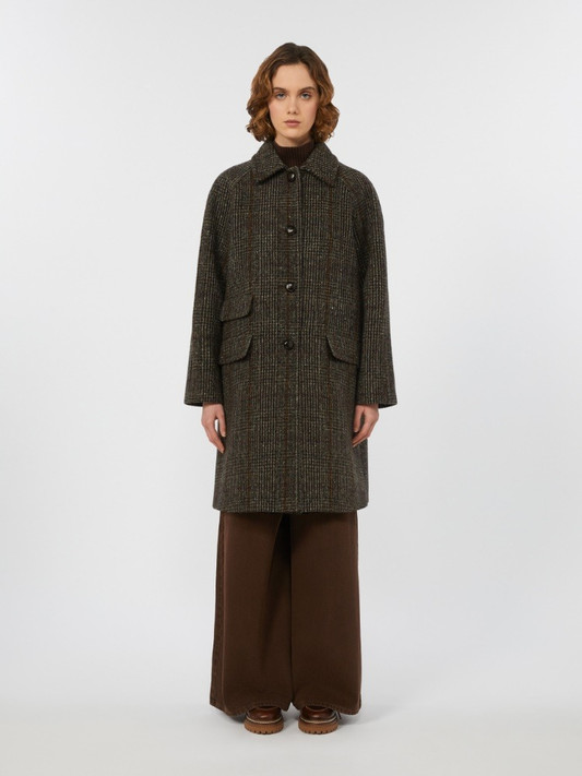 Max Mara Weekend - Cappotto Pitone midi in lana Principe di Galles Max Mara Weekend - Cappotto Pitone midi in lana Principe di Galles