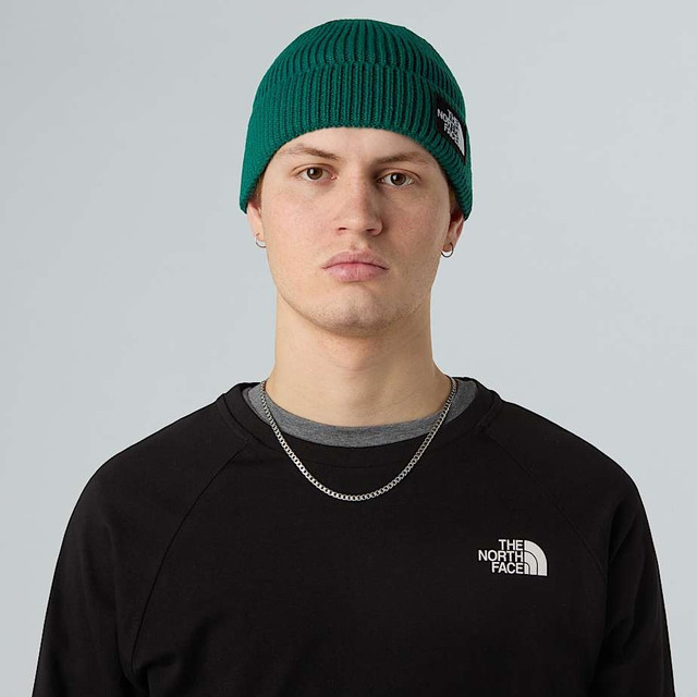 The North Face - Berretto con risvolto e logo box TNF Evergreen The North Face - Berretto con risvolto e logo box TNF Evergreen
