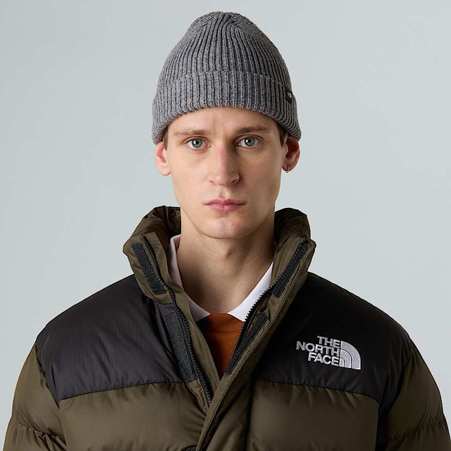 The North Face - Berretto Fisherman Medium Grey Heather The North Face - Berretto Fisherman Medium Grey Heather