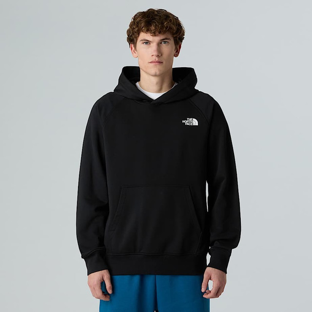The North Face - Felpa con cappuccio e maniche raglan NSE Box da uomo TNF Black-TNF White The North Face - Felpa con cappuccio e maniche raglan NSE Box da uomo TNF Black-TNF White