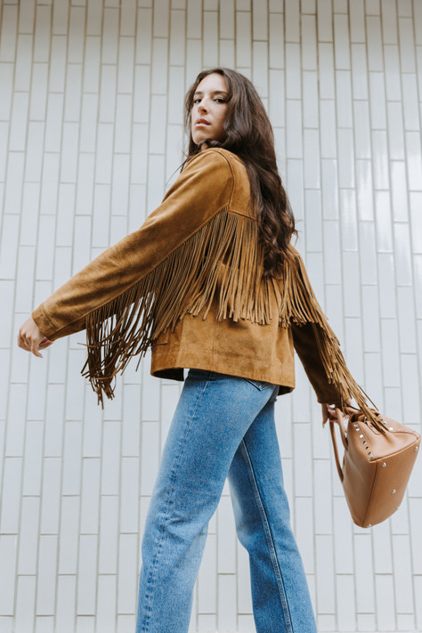 Golden Goose - Jeans cropped flare donna in denim lavaggio blu medio Golden Goose - Jeans cropped flare donna in denim lavaggio blu medio