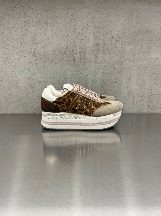 Premiata - Sneakers donna Beth leopardata in pelle