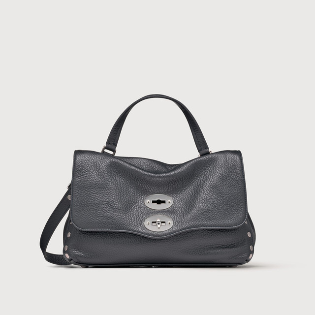 Zanellato - Borsa Postina® small in pelle martellata Dark Navy Zanellato - Borsa Postina® small in pelle martellata Dark Navy