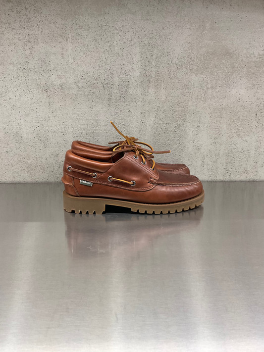 Sebago - Mocassino Acadia da uomo in pelle brown cinnamon