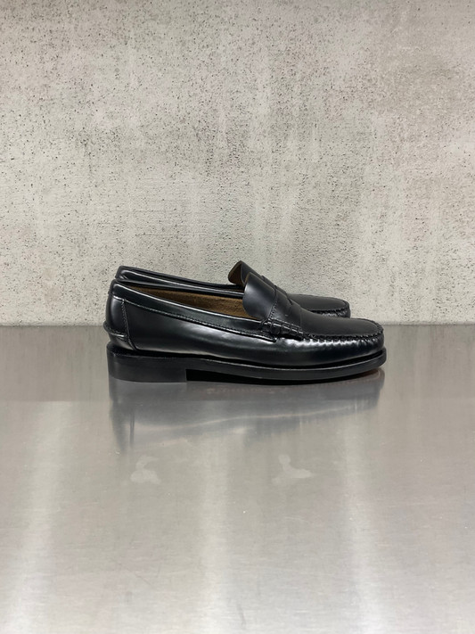 Sebago - Mocassino Classic Dan da uomo in pelle spazzolata nero