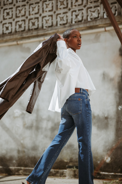 Max Mara Weekend - Camicia Eden in popeline di cotone  bianco ottico