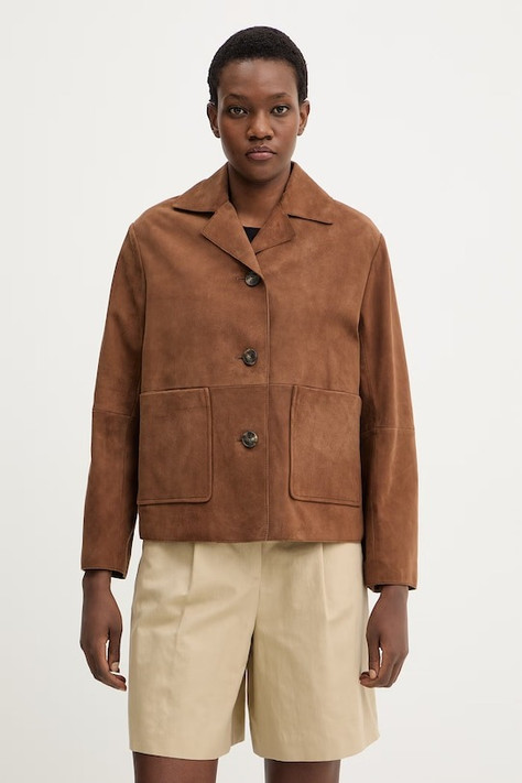 Max Mara Weekend - Giacca Palchi in suede cuoio