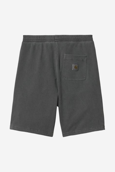 Carhartt - Bermuda Nelson Sweat Short Black Garment dyed