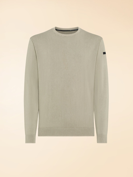 RRD - Maglia uomo Techno Wash Round 16 Knit White Sand