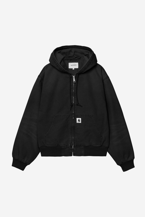 Carhartt - Giacca donna OG Active Jacket in cotone Dearborn black canvas