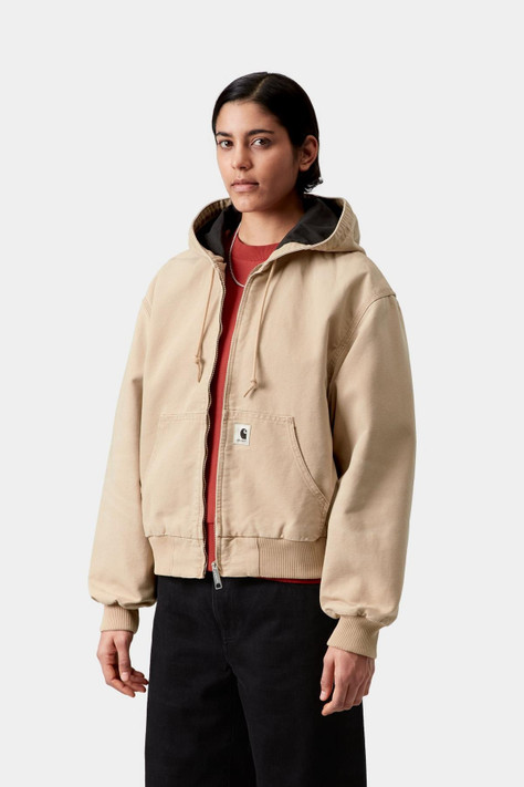 Carhartt - Giacca donna OG Active Jacket in cotone Dearborn stone