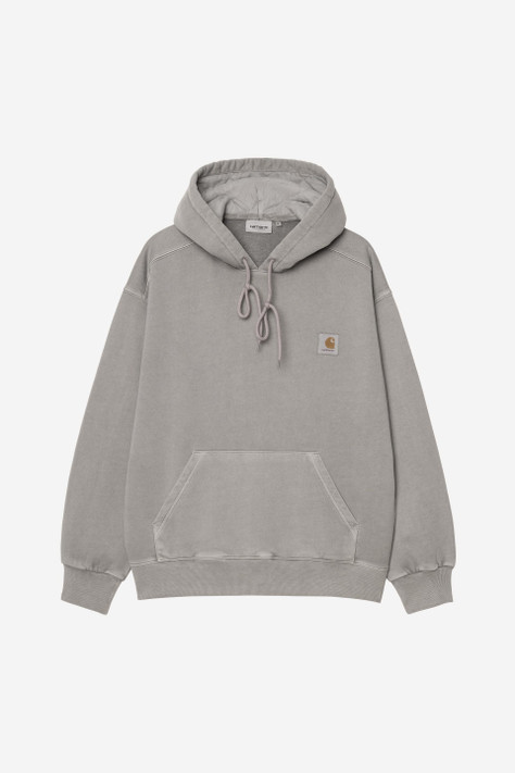 Carhartt - Felpa Hooded Nelson Sweatshirt grigia