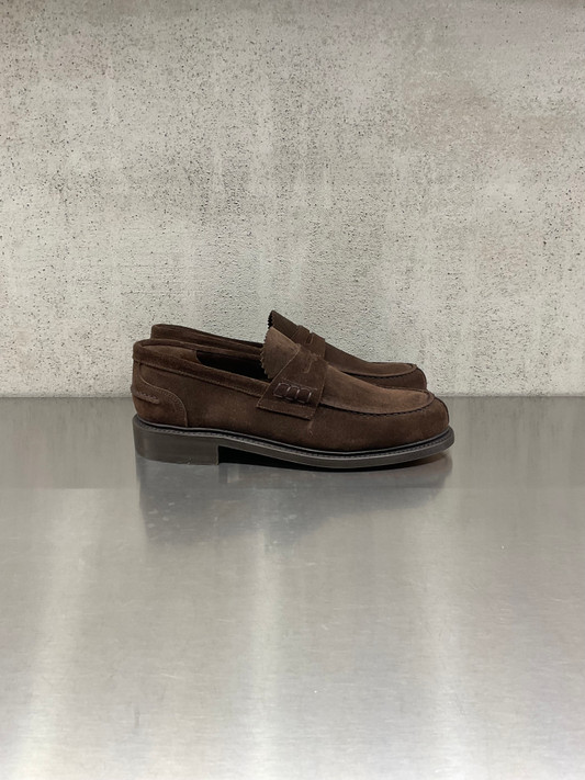 Berwick 1707 - Mocassino Repello 5169 in pelle scamosciata testa di moro