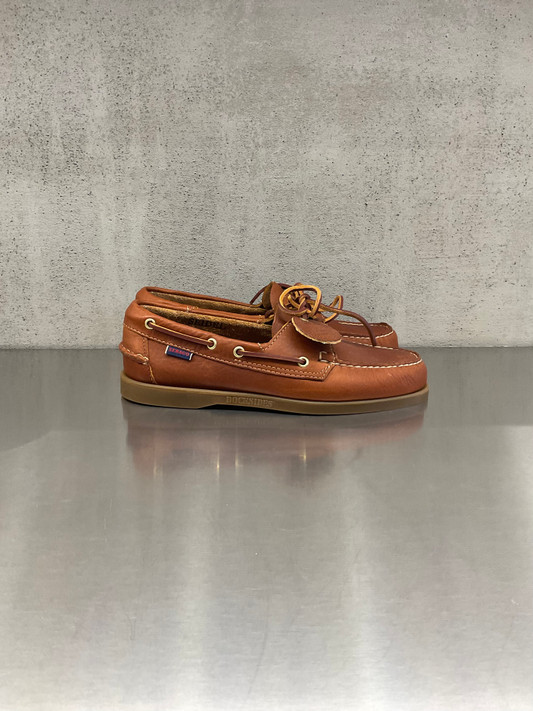Sebago - Mocassino Portland Artisan Adirondak uomo in pelle saddle-gum