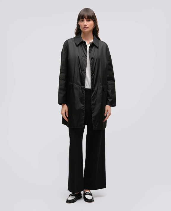 Aspesi - Cappotto donna Teena nylon imbottito nero