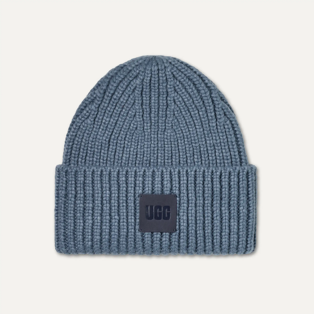 UGG - Cappellino a coste in maglia grossa carta da zucchero