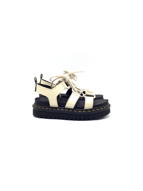 Dr. Martens - Sandalo donna Nartilla in pelle panna