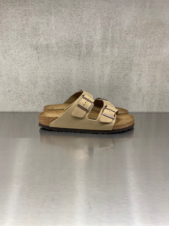 Birkenstock - Arizona uomo Big Buckle Pelle Nubuck - Tabacco