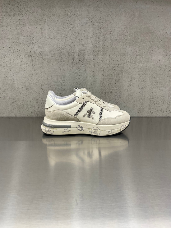 Premiata - Sneakers donna Cassie in pelle burro