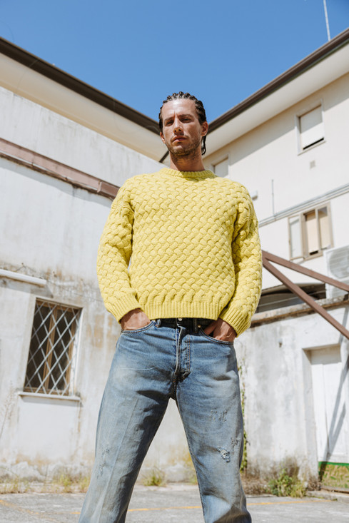 Nine in The Morning - Jeans Nathan denim blu chiaro slavato