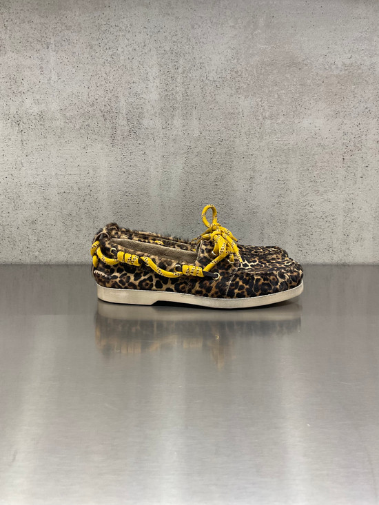 Golden Goose - Mocassino Cruise donna in cavallino leopardato