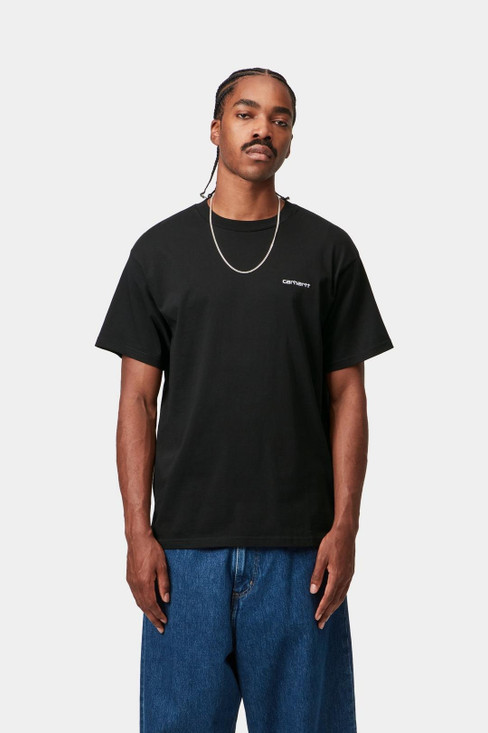 Carhartt - S/S Script Embroidery t-shirt nero