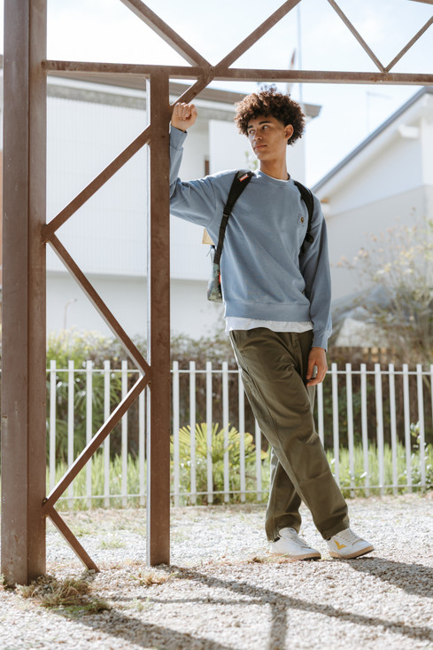 Carhartt - Pantalone Flint pant leaf, garment dyed