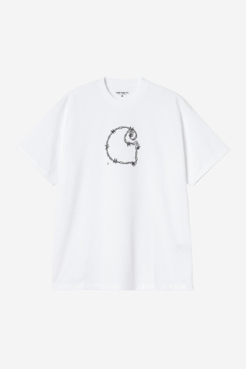 Carhartt - S/S Barbwire C t-shirt white